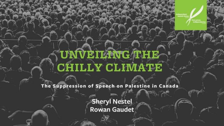 Report: Unveiling the Chilly Climate – The Suppression of Speech on Palestine in Canada